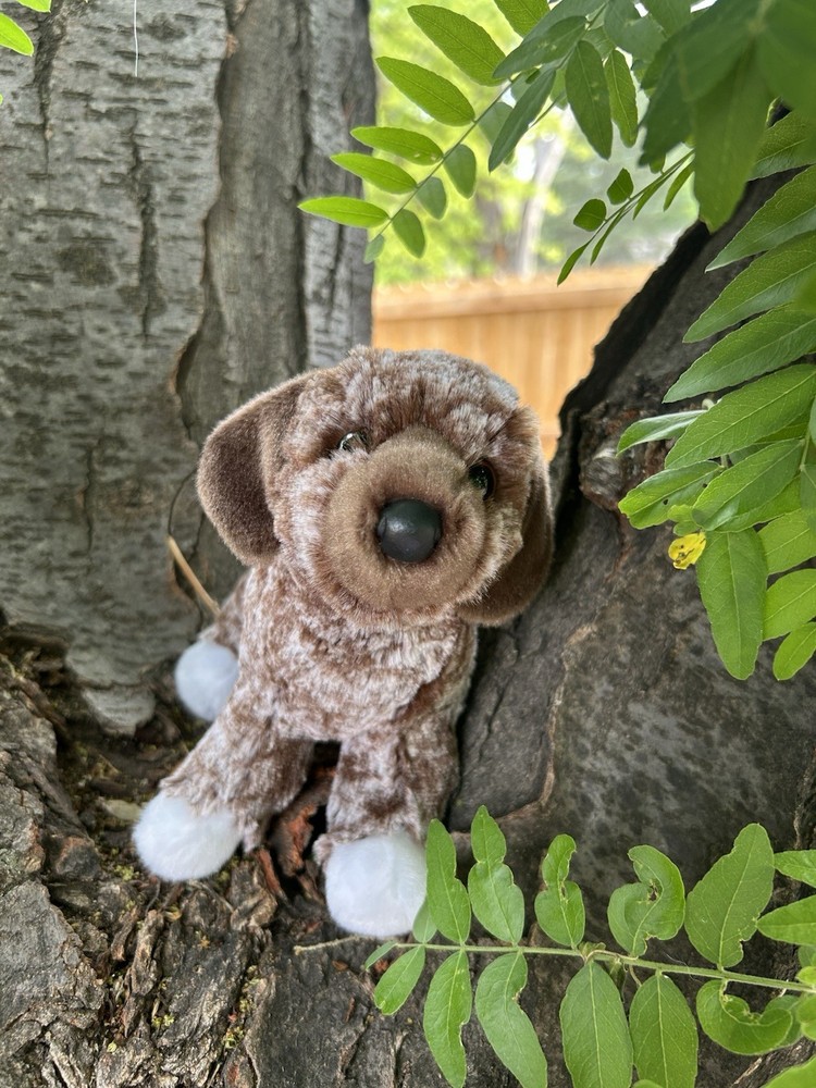 Douglas Spud Mixed Breed Mutt Dog Plush Stuffed Animal | 8 Inch Long