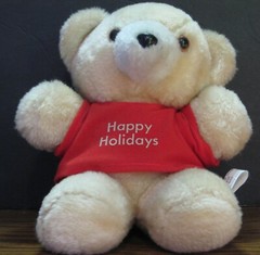Mode O Day Plush Bear in Happy Holidays Removable Shirt – 8″ – Smith and Margol