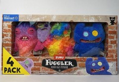 Fuggler Funny Ugly Monsters 4-Pack Set Stuffed Animals Zurich NEW!