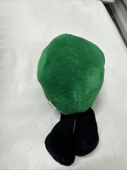 Green Alien Black Feet 9 Inches Tall Stuffed Animal Plush Toy
