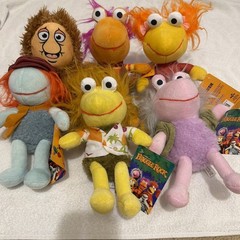 New Jim Henson’s Fraggle Rock Muppets 7” Plush Full Set 6 Toy Factory 2024 RARE
