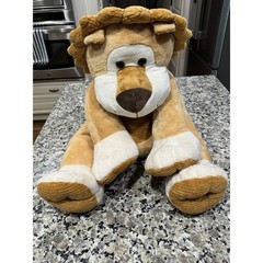 BABIES R US LION BROWN LARGE PLUSH STUFFED TOY 26″ SOFT BROWN RARE