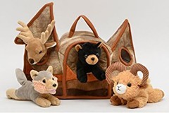 Unipak 12″ Canyon House with Wolf, Bear, Deer, Sheep