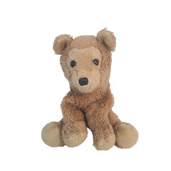VTG 1975 R Dakin Teddy Bear Plush 9″ Brown Stuffed Animal Ground Nutshells Korea
