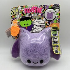 Fluffie Stuffier Halloween 6” Purple Bat 3 Ways To Play New Toy