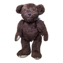 Vintage Brown Teddy Bear Plush Jointed Moveable Arms Legs 13” Soft Toy