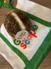 Gigglescape Rainbow Chip Ice Cream Sandwich Clip on Plush 5″ w/Bag! Giggle Scape