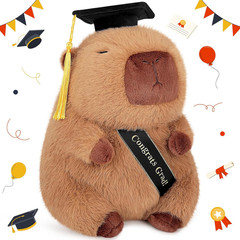 Capybara Plush,Cute Plushies Graduate Capybara Stuffed Animal,Capybara Plush Toy