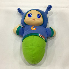 Playskool Light Up Alien Plush Doll Blue Green Mini Under 6 in 2009 MPN 326