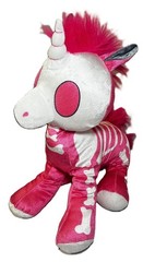 Ideal Toys Direct Skeleton Unicorn Hot Pink Satin Feel 16″ Plush Rare