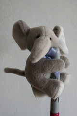 Clip On Plush Pencil Hugger ELEPHANT Enesco 1999