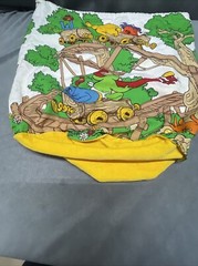 Puggles On Roller Coaster From The Lost Forests Australia Draw String Large Bag