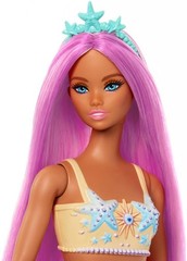 Barbie Mermaid Doll with Pink Fantasy Hair & Headband Accessory, Bright