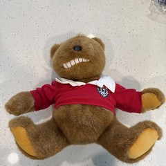 Vintage Lands End Limited Edition Rugby Bears “Kid KODIAK” Plush Teddy Bear