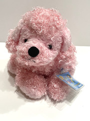 WEBKINZ PINK POODLE DOG GANZ WITH TAG AND UNUSED CODE FIRST EDITION RETIRED TOY
