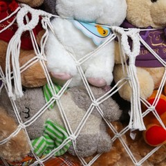 Stuffy Animal Net for Stuffed Animals Storage Hammock Macrame Stuffed Animal …