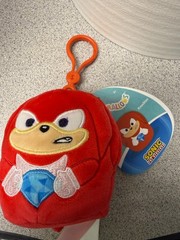 Sonic The Hedgehog Squishmallow Jazwares 3.5″ KNUCKLES-New