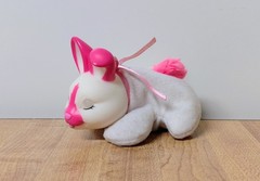 Vintage 1993 Hasbro Baby Bunny Surprise Plush Toy White and Pink Design #8863