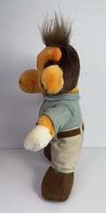 Toys R Us Employee Giraffe Plush 12″ Geoffrey Uniform VTG 1999 Read Desc