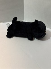 WEIGHTED 10” Black Cat Plush Heavy Stuffed Animal Cute SOFT Anxiety Autism Comfy