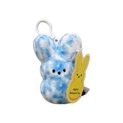 2026 PEEPS 5″ Tie-Dye Blue EASTER Bunny Backpack Clip Plush NWT