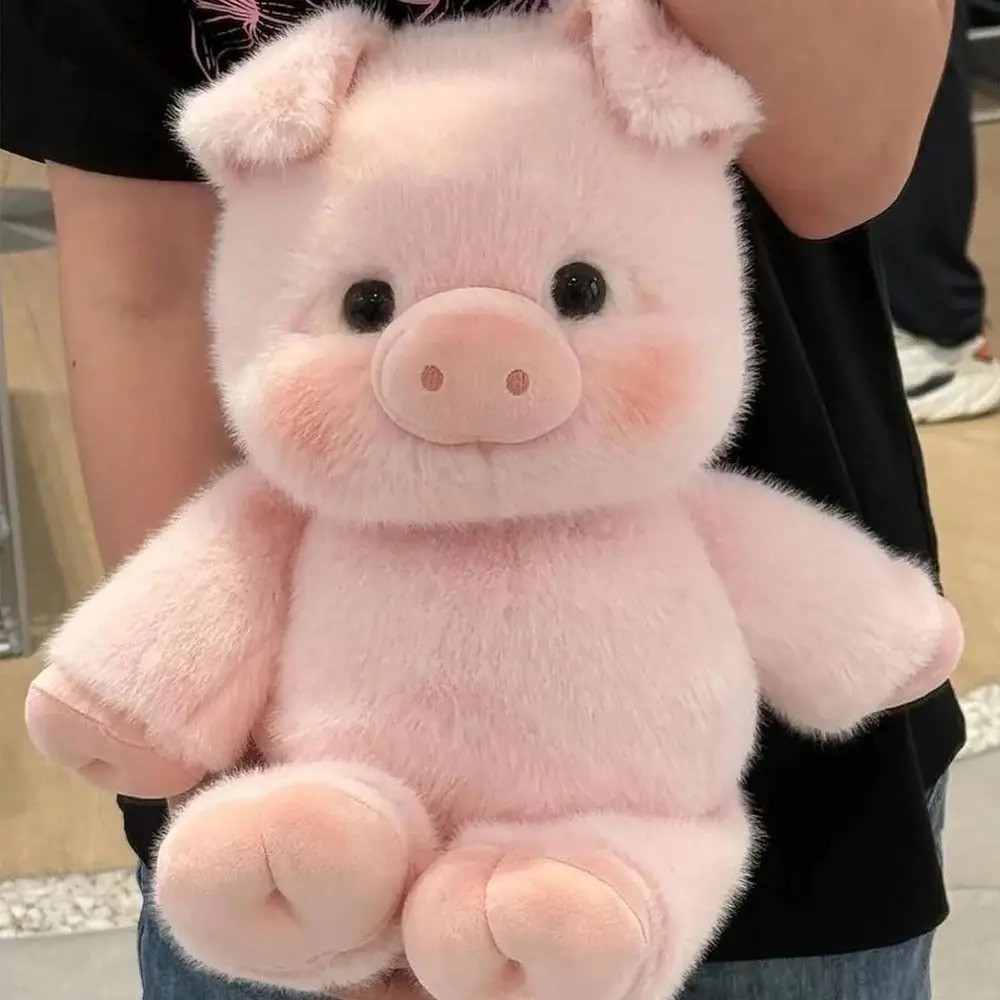 Soft Pig Stuffed Animal Plush Pillow Emotional Support Cute Toy 17.7in