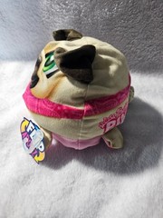 New 2012 Kipp Brothers Flip Arooz Dog Plush Pretty In Pink & Danger In Camo 4.5″