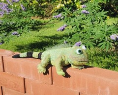 GANZ Webkinz Iguana Lizard Plush Stuffed Animal Toy HM340 NO CODE.