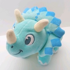 Disney Animal Kingdom Triceratops Plush 11.5″ Blue Dinoland Dinosaur Stuffed Toy