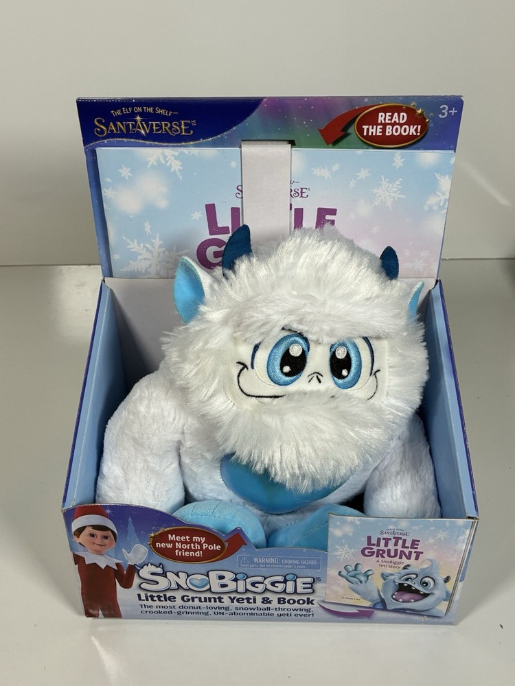 LumiStella Company – Elf On The Shelf – SnoBiggie Yeti & Book – NEW