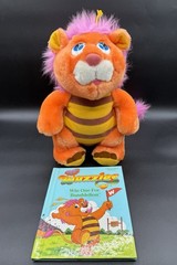 Wuzzles “Bumblelion Stuffed Animal & Book” 12” Hasbro Softies Vintage 1984