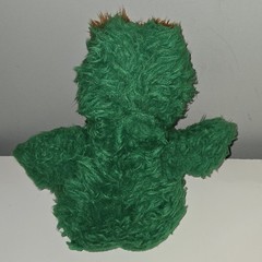 Vtg 1970s Oscar the Grouch Plush Sesame Street Knickerbocker Muppet 10″ Toy