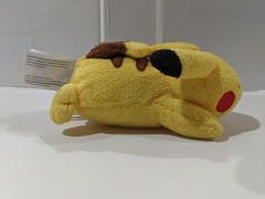 Pokemon Sleeping Plush Pikachu Laying Down Floppy Fuzzy Nintendo Doll 2023 – 6”
