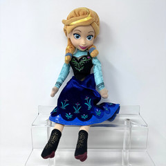 Disney Frozen Anna Plush Just Play Stuffed Doll Elsas Sister Girl Vinyl Face 12″