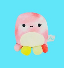 Squishmallow Plush Doll Orzella Octopus Stuffed Animal Toys Tie Dye Plushies