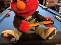 Tyco Sesame Street Rock N Roll Elmo battery powered Plush, 1994