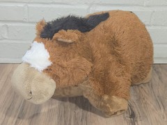 My Pillow Pets Horse Stuffed Animal Pillow Plush Brown Medium Pre-owned
