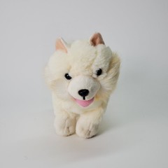 Our Generation Battat White Plush Puppy Dog 6 Inch Samoyed Pomeranian W/ Collar