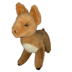 GUND 1987 Vintage Brown Deer Plush Stuffed Animal 10.5 Inch Korea Fawn Doe