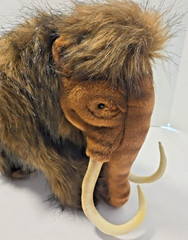 Beautiful HANSA Creation Tan Brown Mammoth Plush Animal Figure 13 Tall 17 Long