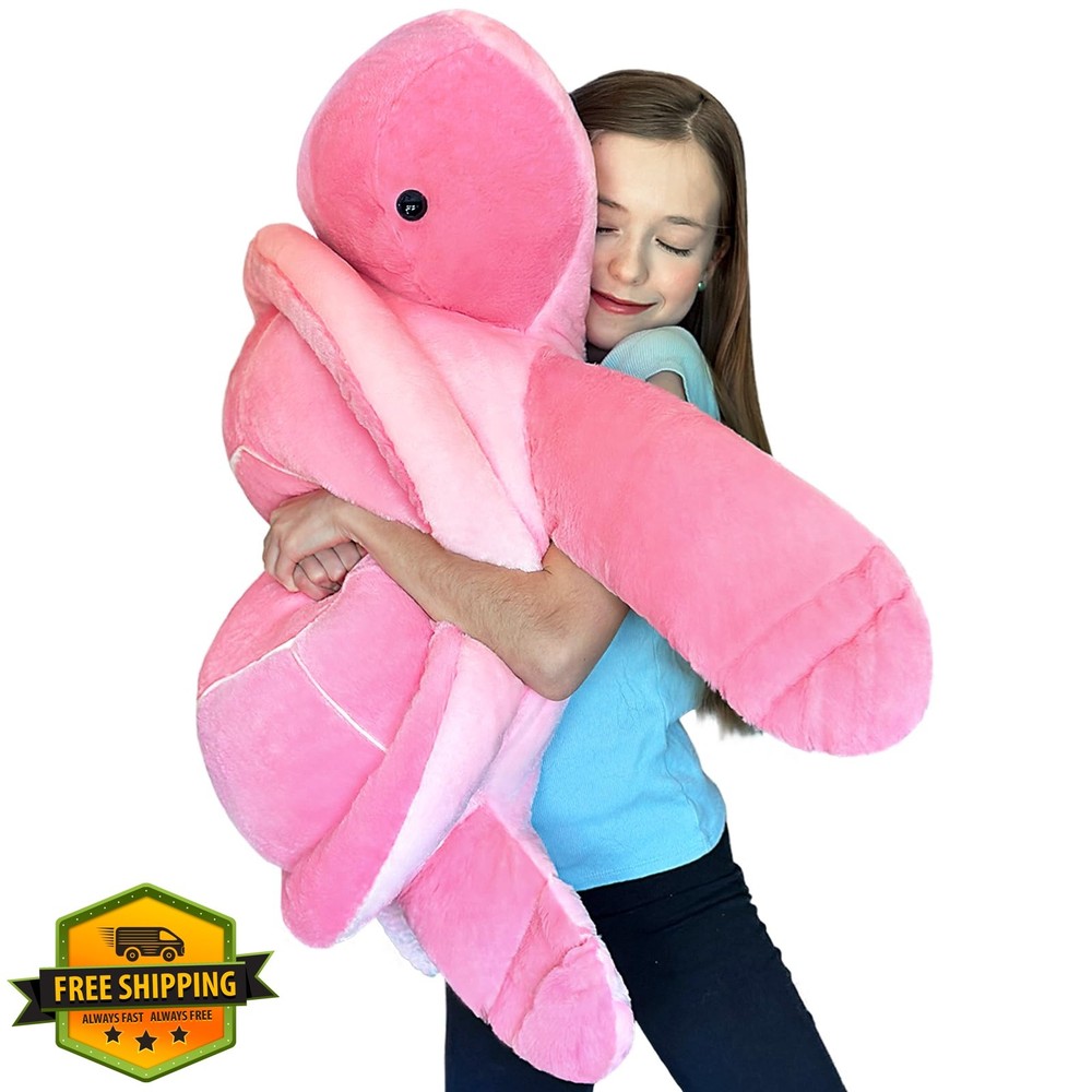 MorisMos Giant Turtle 33inch Pink