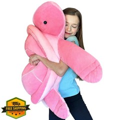 MorisMos Giant Turtle 33inch Pink
