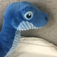 Kellytoy Blue Apatosaurus Dinosaur Plush Stuffed Animal Long Neck Stuffie