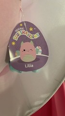 Squishmallow Easter 2025 Lilia the Sea Monster NEW 12” inch Stripey Green Pink