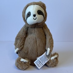 Sloth Plush Microwaveable Heat Therapy Lovey FAO Schwarz 9in tall Warmies Style