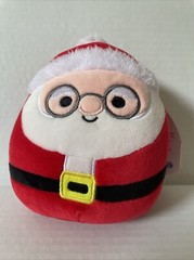 Squishmallow 5” Christmas Nick Santa Claus Plush