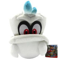 Official WHITE CAPPY Super Mario Bros. 7 in. Plush San-Ei 1658 (Kyappi Plushie)