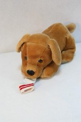 Playmate Toys Tugger the Playful Puppy Dog Growl Sock Brown Plush Stuffed Animal