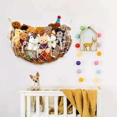 Stuffy Animal Net for Stuffed Animals Storage Hammock Macrame Stuffed Animal …