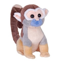 Splendors-Eco-Squirrel Monkey Stuffed Animal 6″ Plush by Wild Republic